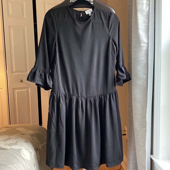 The Drop Jacey Duprie Black Drop Waist Dress - Picture 2 of 5